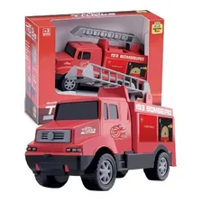 Caminhão Brinquedo Mini Truck Bombeiro 0073 - Samba Toys Foto mini 1