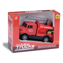 Caminhão Brinquedo Mini Truck Bombeiro 0073 - Samba Toys Foto mini 3