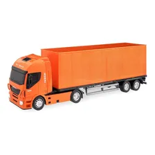 Caminhão Carreta Iveco Hi Way Baú - Usual Brinquedos Foto mini 1