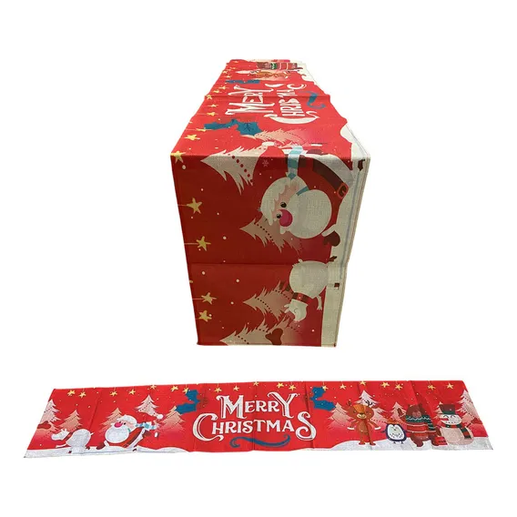 Caminho De Mesa Passadeira Toalha Natal Natalino Trilho Mesa Foto 1