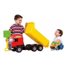 Caminhão Super Caçamba Infantil Grande 5050 Magic Toys Divertido Foto mini 1