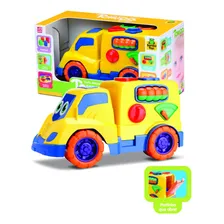 Caminhãozinho Infantil Tchuco Baby Encaixes Peças Formas Bau Cor Colorido Foto mini 1