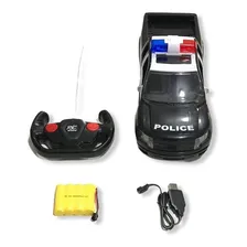 Camionete Controle Remoto Policia Bateria Recarregável 34cm Cor Preto e Branco Foto mini  3