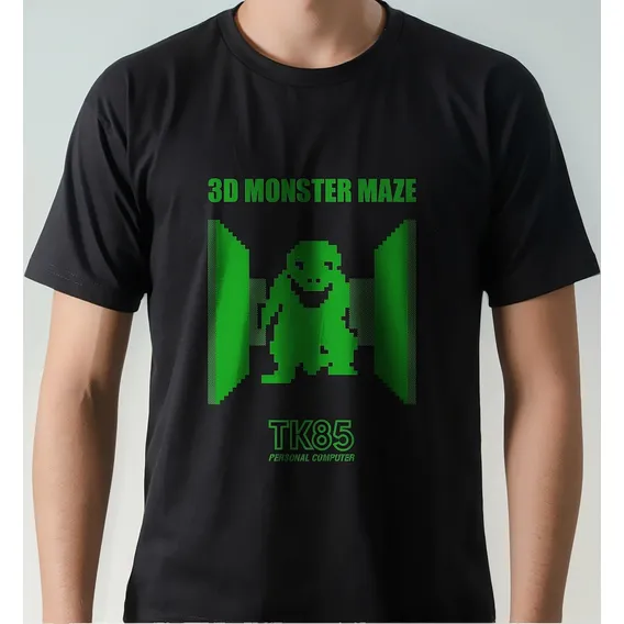 Camiseta Camisa Geek Jogo Game 3d Monster Maze Tk 85 Foto 1