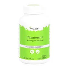 Camomila 900mg 120 Cápsulas - Importado Eua - Pronta Foto  mini 1