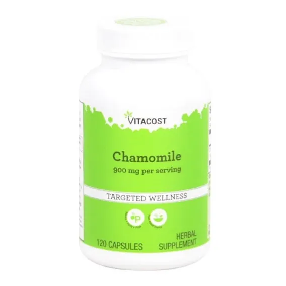 Camomila 900mg 120 Cápsulas - Importado Eua - Pronta Foto 1
