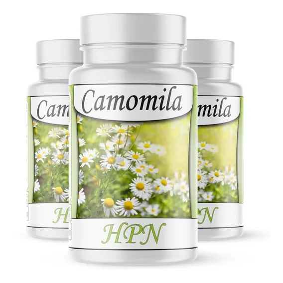 Camomila Em Capsulas 100% 500mg 4 Potes Pura Sabor Neutro Foto 1