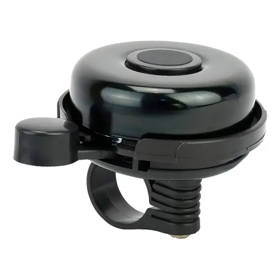 Campainha Buzina Trim Manual Preta M-wave P/ Bike Bicicleta Cor Preto Preto Foto 1