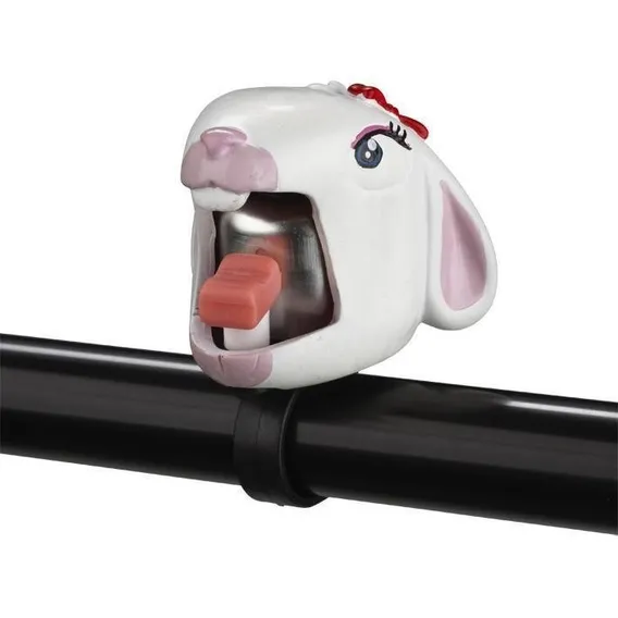 Campainha Crazy Stuff Bike Infantil White Bunny Buzina Cor Branco Coelho Foto 1