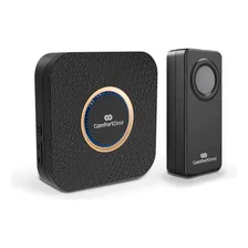 Campainha Wireless Sem Fio Preta Pilhas Comfort Door 100mts Cor Preto Foto mini 1