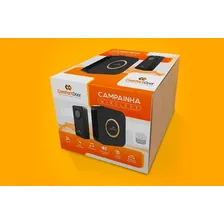 Campainha Wireless Sem Fio Preta Pilhas Comfort Door 100mts Cor Preto Foto mini 2