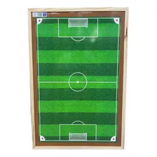 Campo Futebol De Botão Portátil Infantil Em Madeira 90x60cm Foto mini 3