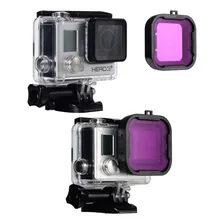 Canalgopro Filtro Mergulho Magenta Gopro Hero 3+ 4 Foto mini  3