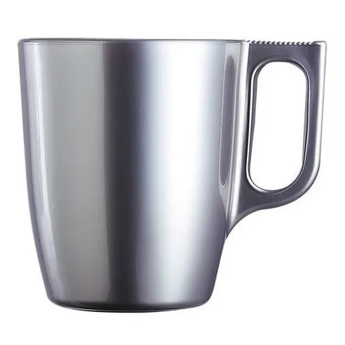 Caneca 250 cores chamativas Breakfast Pettish Onlinevc Silver Caneca Foto 1