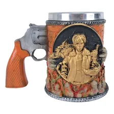 Caneca 3d Leon S. Kennedy Resident Evil 4 Coleção Geek Foto  mini 1