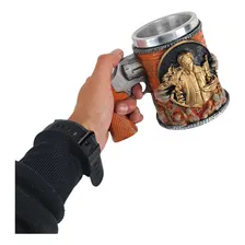Caneca 3d Leon S. Kennedy Resident Evil 4 Coleção Geek Foto mini  2