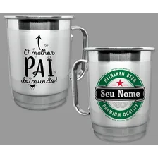 Caneca Alumínio 500ml - Melhor Pai Do Mundo Foto  mini 1