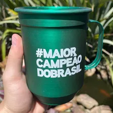 Caneca AlumÃnio Palmeiras Copo Mantém Bebida Gelada Oficial Foto mini 4