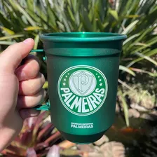 Caneca AlumÃnio Palmeiras Copo Mantém Bebida Gelada Oficial Foto mini 3