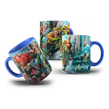 Caneca Aquaman Super Heroi Quadrinhos Comics Dc 325ml Foto mini 4