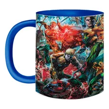 Caneca Aquaman Super Heroi Quadrinhos Comics Dc 325ml Foto mini 1