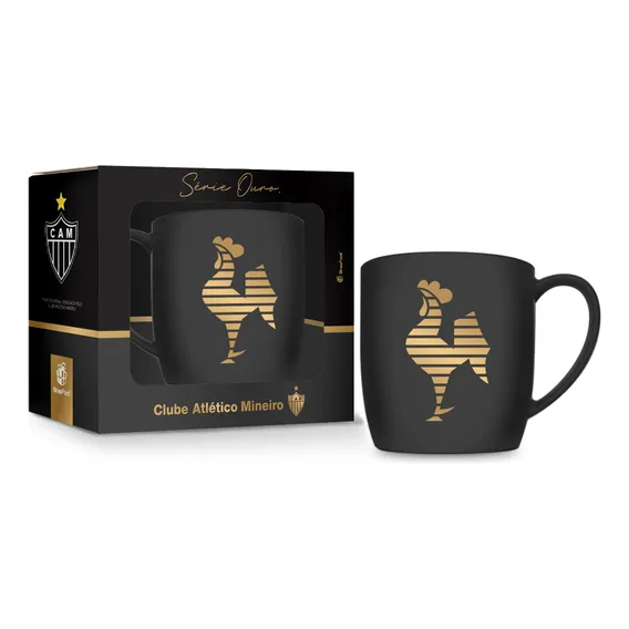 Caneca Atlético Mineiro Volpi Porcelana Foto 1