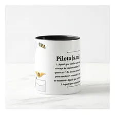 Caneca Aviação Profissão Piloto Foto mini  3