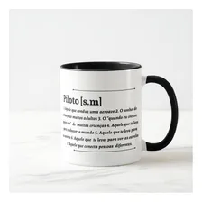 Caneca Aviação Profissão Piloto Foto mini 4