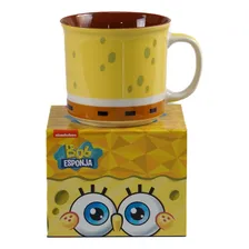 Caneca Bob Esponja Calça Quadrada Zona Criativa Cor Amarelo Foto mini 4