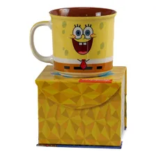 Caneca Bob Esponja Calça Quadrada Zona Criativa Cor Amarelo Foto mini  3