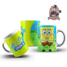 Caneca Bob Esponja Porcelana Personalizada Foto mini 4
