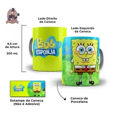 Caneca Bob Esponja Porcelana Personalizada Foto mini  3