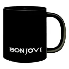 Caneca Bon Jovi Rock Internacional Anos 80 Música Romantica Foto mini  2