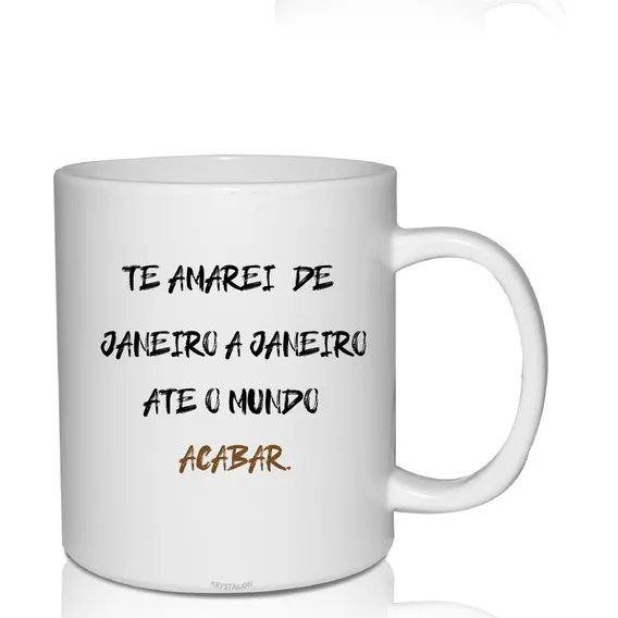 Caneca Branca Personalizada Dia Dos Namorados 3 Foto 1