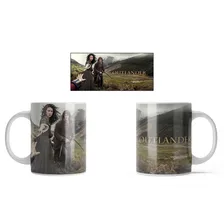 Caneca Branca Porcelana Serie Outlander Foto  mini 1