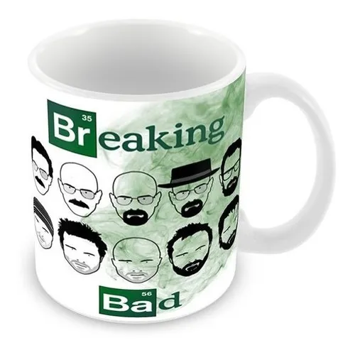 Caneca Breaking Bad Faces Foto 1