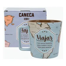 Caneca Buck Viajar Novas Histórias  Zonacriativa Zona Criat Foto mini  2