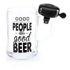 Caneca Campainha Sineta Cerveja Boa Bebida Presente Criativo Foto mini  2