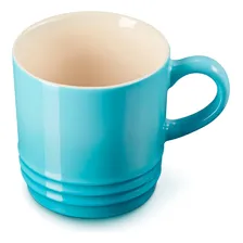 Caneca Cappuccino Cerâm Azul Caribe Le Creuset Oficial 200ml Foto mini 1