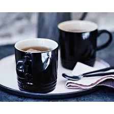 Caneca Cappuccino De Cerâmica 200ml Le Creuset - Black Onix Foto mini  2