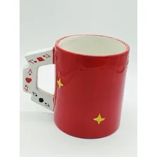 Caneca Casino Cup Jogos Poker Baralho 400ml Cerâmica Foto mini 4