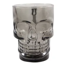 Caneca Caveira Preta Viking Vidro 500ml Skull Chopp Mug Foto mini 1