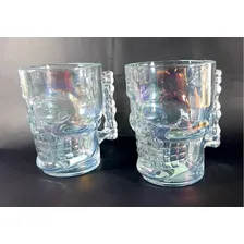 Caneca Caveira Viking Copo Chopp Cerveja Vinho Vidro 500 Foto mini 3