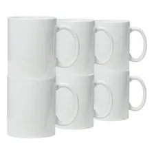 Caneca Ceramica Sublimatica Importada Bc- 325ml Branca Cx C/36 Foto mini  3