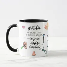 Caneca Cerâmica Personalizada Medicina Otorrinolaringologia Foto mini 2