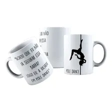 Caneca Cerâmica Pole Dance A Viciada Barra Presente Foto mini 1