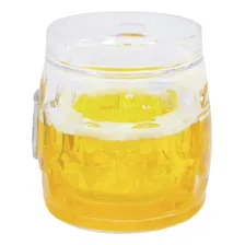 Caneca Cerveja Flamengo AcrÃlico Bg 400ml Brasão Metal Foto mini 2