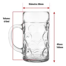 Caneca Chopp Ruvolo, Caneca Grande para Chopp, 610ml Foto mini 2