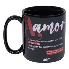Caneca Cilindrica 360ml - Dicionario Do Amor Uatt Foto mini 1