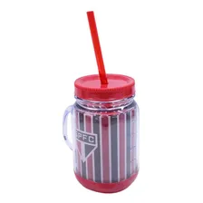 Caneca Com Tampa E Canudo 420ml - São Paulo Foto mini 1